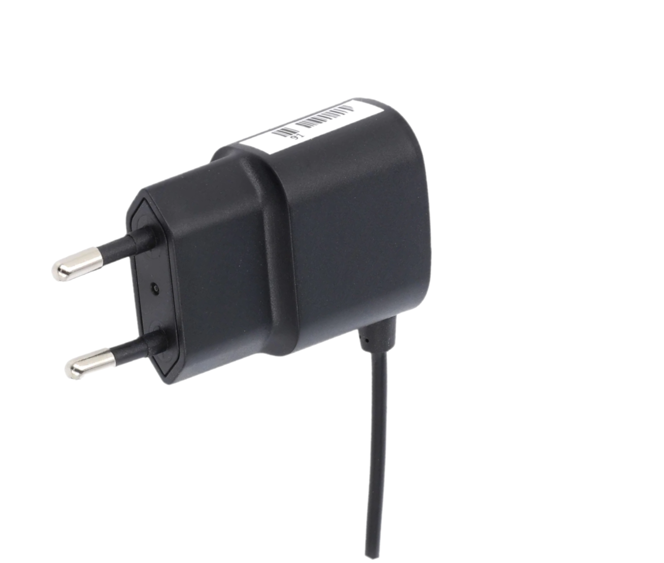 Adapter 6V/1A/6W Black, AC inlet: CEE 7/16; DC plug: 2,1/5,5 (+)