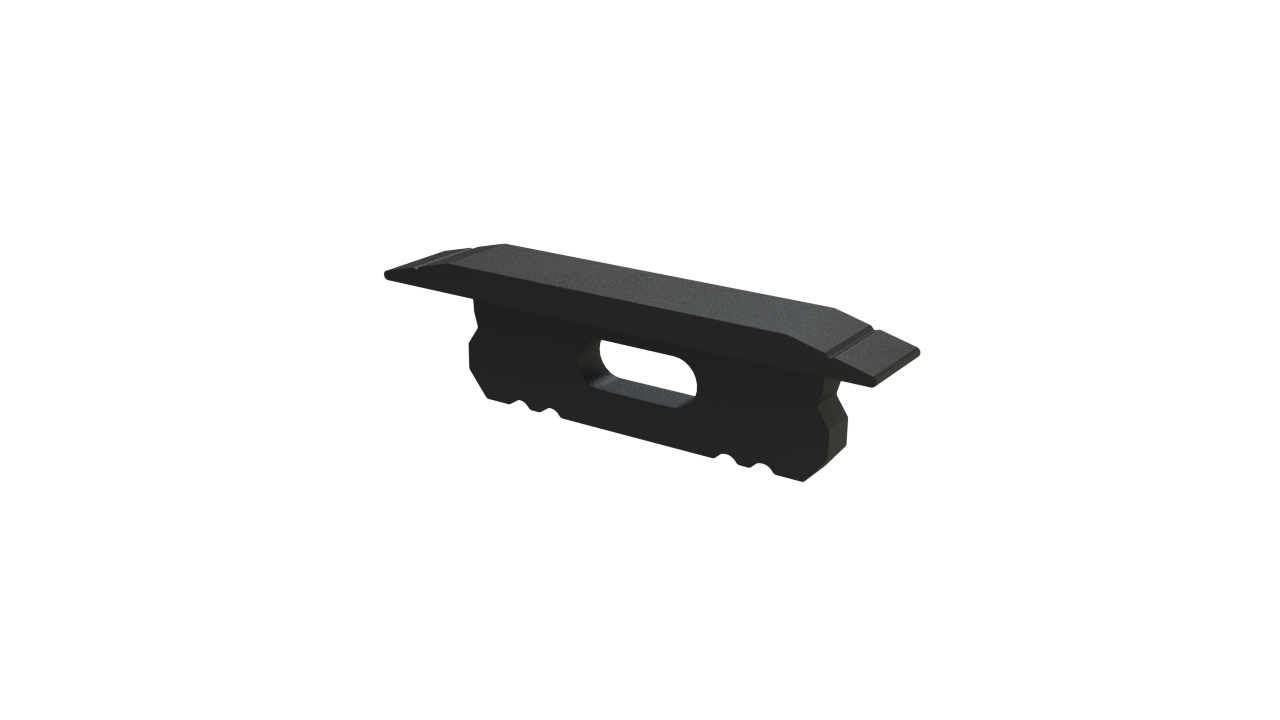 czarna zaślepka z otworem GLG1 endcap black with hole