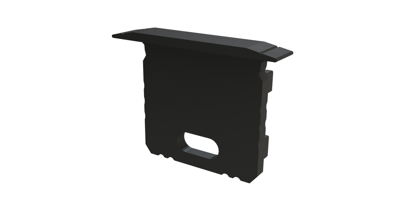 czarna zaślepka z otworem GLG3 endcap black with hole