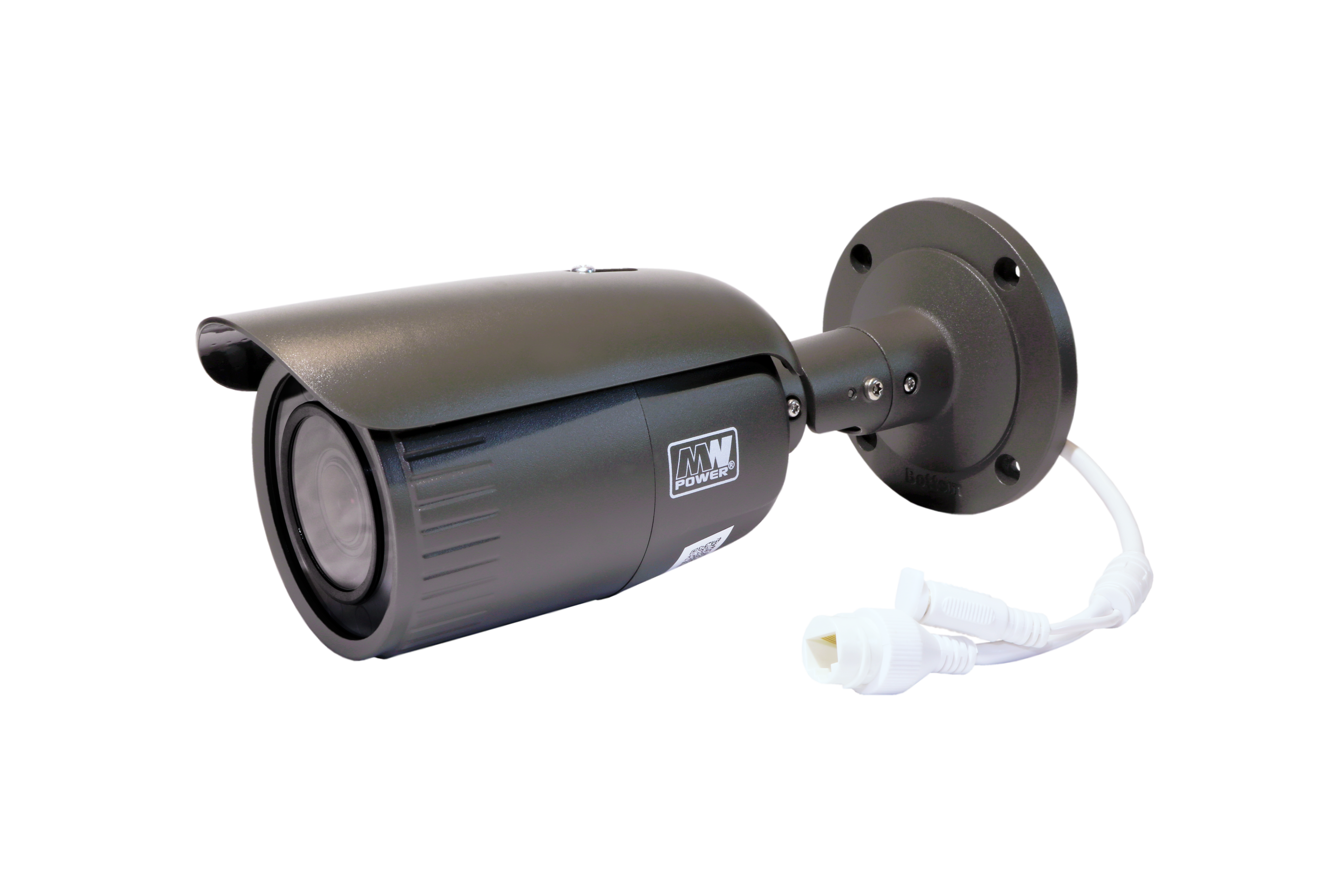Kamera IP tubowa 4MPX 2,8-12mm MOTO H.265 szara