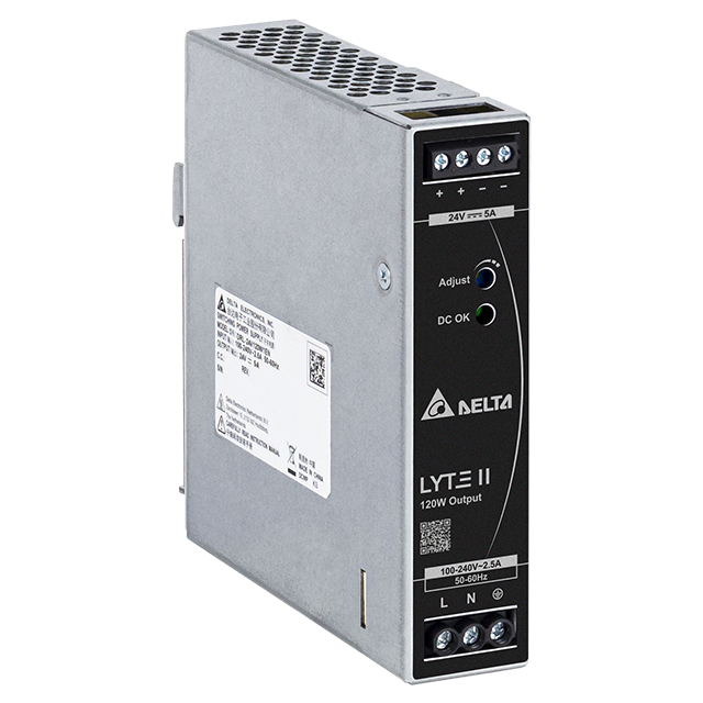 Delta DIN Rail 24V/5A, LYTE II