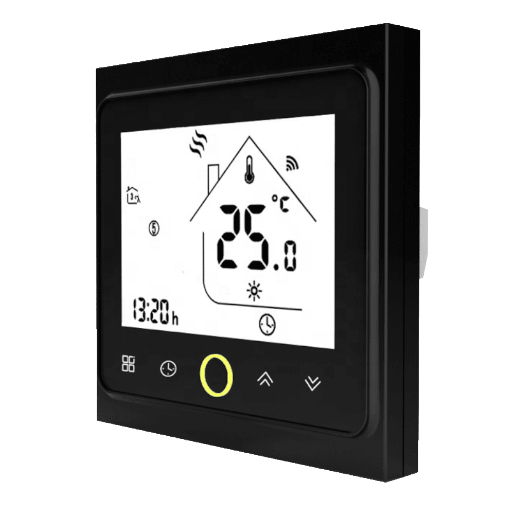 Termostat do ogrzewania podłogowego 16A czarny Wi-Fi Moes BHT-002-GBLW Tuya