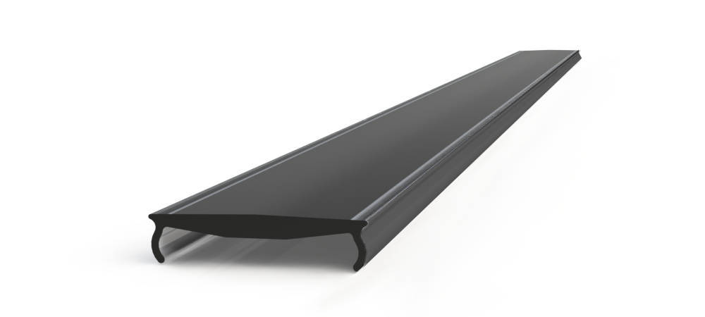 Profesjonalna przesłona z poliwęglanu, kolor czarny (professional PC cover) BLACK 2010mm