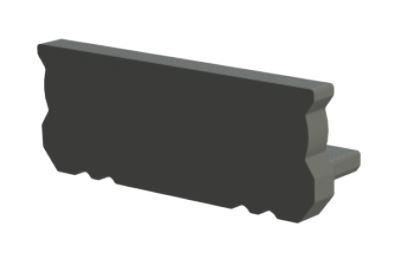 czarna zaślepka GLS1 endcap black