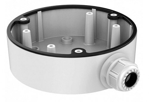 Puszka montażowa. materiał: stop aluminium. kolor: biała. wymiary: 120×37.2 mm. waga: 250g