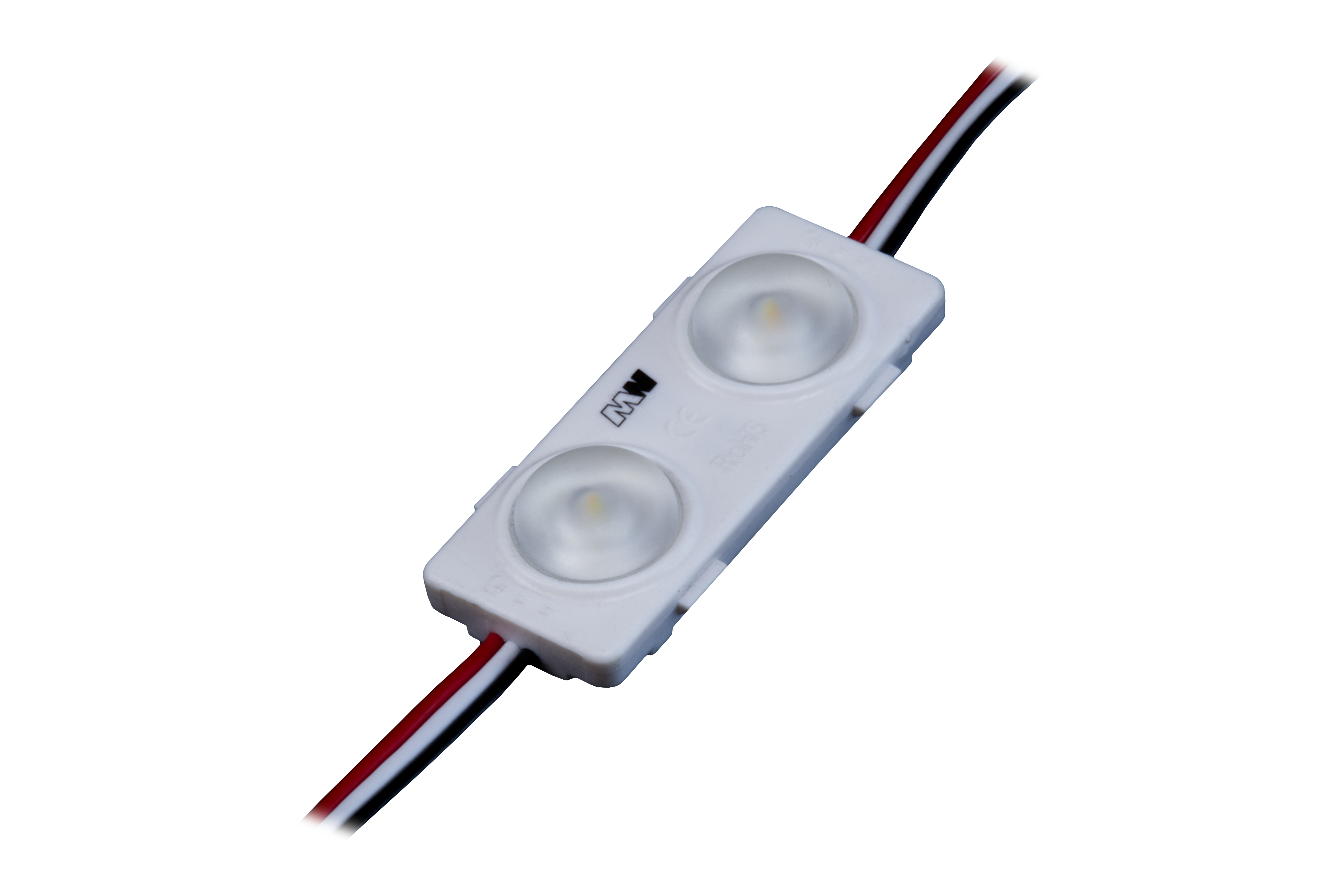 LED Signage module 24V/1W 2-Diodes cct 80lm/W Lens165deg