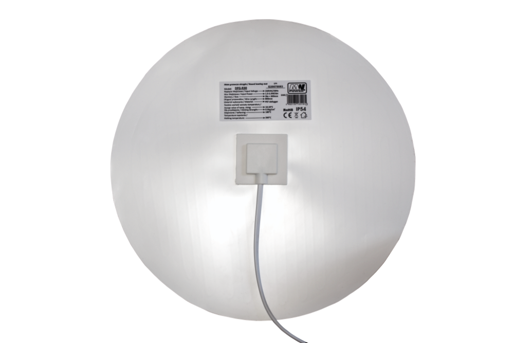 Mirrors round defogger 30 cm diameter, 230VAC