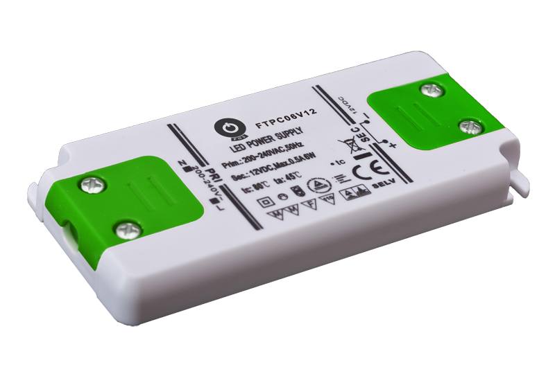 zasilacz LED 24V/0.25A CV, plastic case