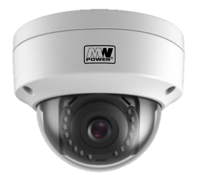 Kamera IP 6MPX kopułkowa, obiektyw 2,8mm IK10 + funkcje VCA